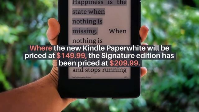 New Kindle Paperwhite to launch soon, details leaked on Amazon Canada website смотреть онлайн