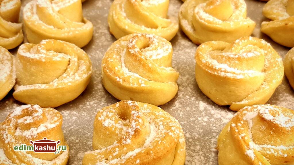 Творожное печенье Розочки. Просто, быстро и вкусно! На каждый день и для праздника!