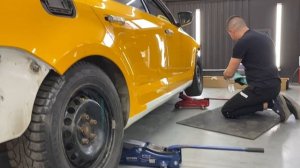 Оклейка полиуретановой плёнкой Skoda Octavia, наше участие в проекте fake taxi