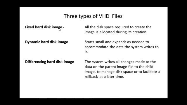 Virtual Hard Disk Types - Etechtraining.com смотреть онлайн