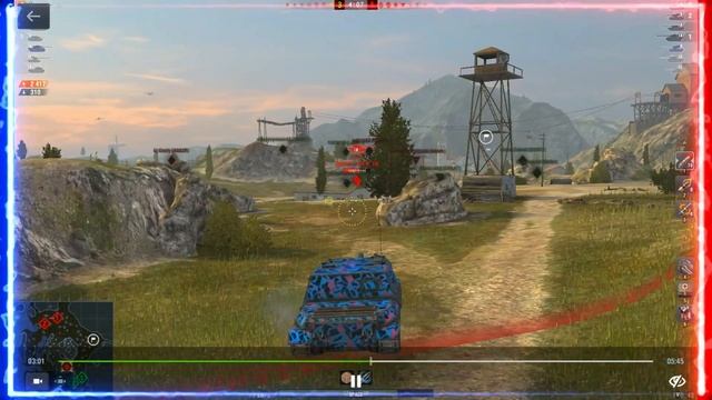 вот на что способна эта пт WZ-113G FT | Tanks Blitz смотреть онлайн