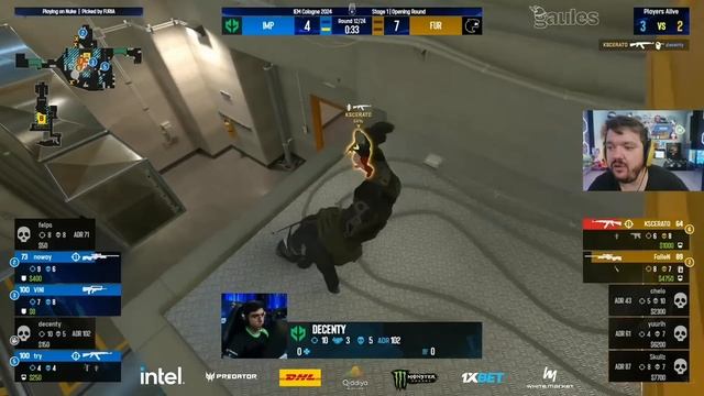 FURIA vs IMPERIAL (Mapa 2) IEM Cologne 2024 Play-in смотреть онлайн