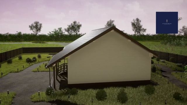 Каркасный дом ПК-120 смотреть онлайн