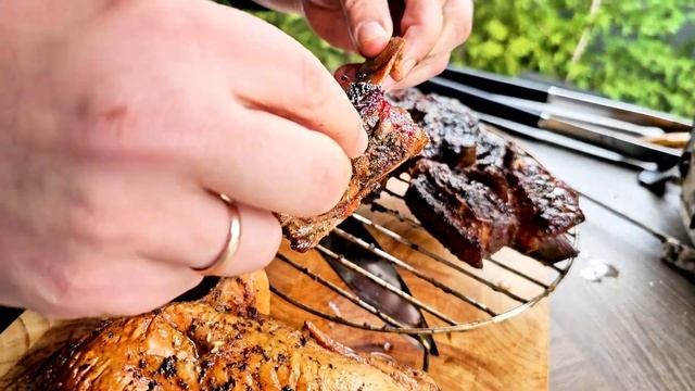 Look at this Easy grilled whole chicken. 100% tender and juicy смотреть онлайн