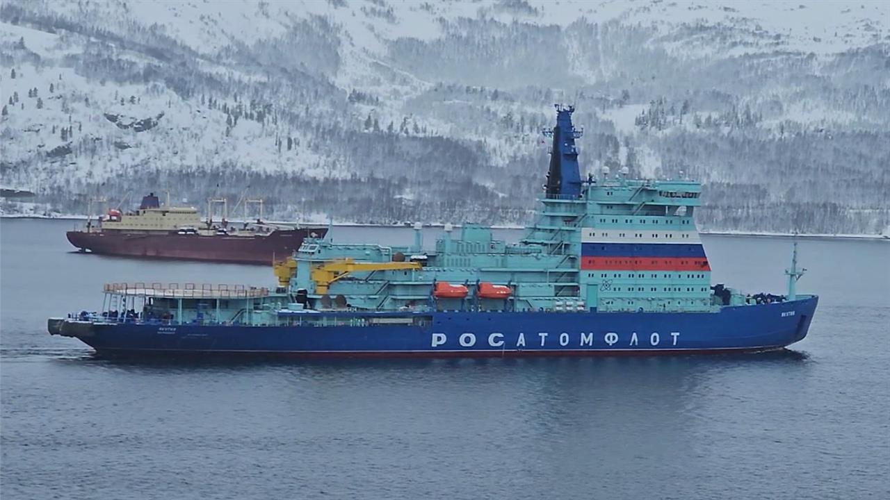 Атомный ледокол "Якутия" вышел в первый рабочий рейс