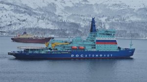 Атомный ледокол "Якутия" вышел в первый рабочий рейс