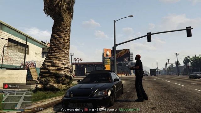 NOT MY LUCKY DAY...| GTA5 (PULL ME OVER MOD)