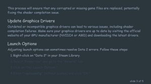 Troubleshooting "Dota 2 Failed to On Demand Compile Shader" Issue