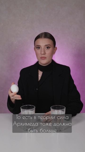 ОПЫТ Сила Архимеда