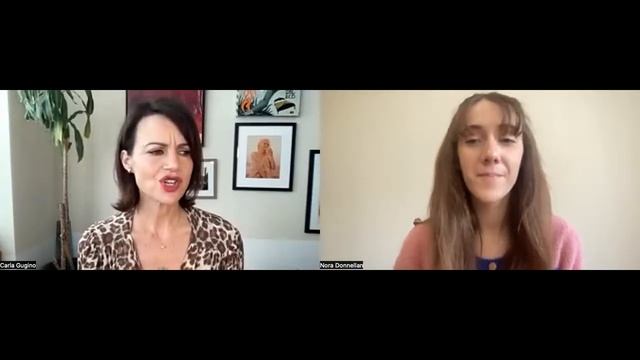 Carla Gugino talks new Peacock series "Leopard Skin" смотреть онлайн