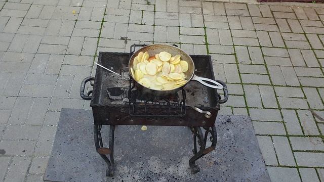 Жаренная картошка по осеннему