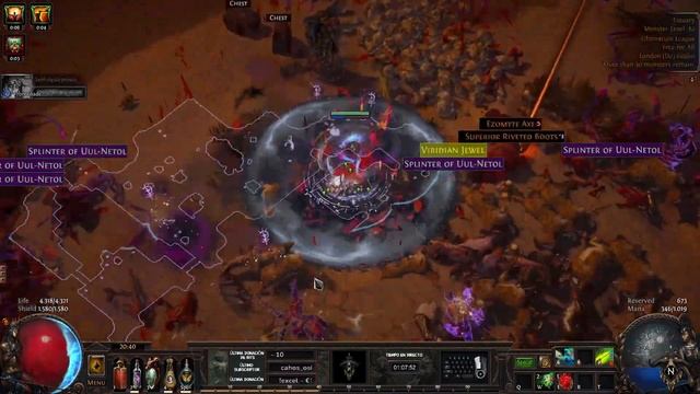 PoE - Ultimatum - Test de Farmeo Brechas Uul Netol + Heist - Lira Arthain T15 - 409ch-h