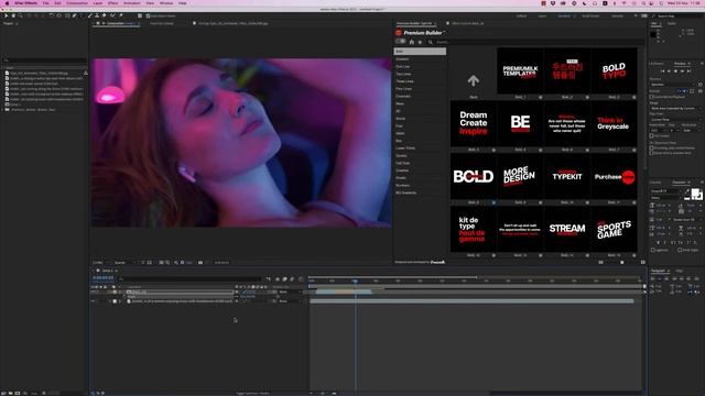 Typo Kit | Animated Titles Tutorial (After Effect - PremiumBuilder Extension) смотреть онлайн