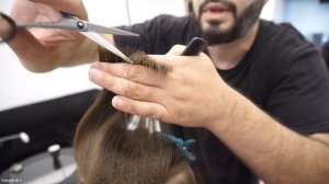 ANTI AGE HAIRCUT - SHORT BOB CUT WITH BANGS FOR THIN HAIR