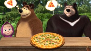 Маша и медведь Пиццерия игра мультфильм