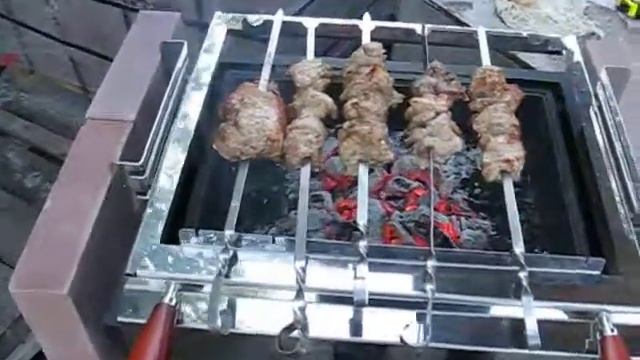 мангал с шашлычным модулем смотреть онлайн