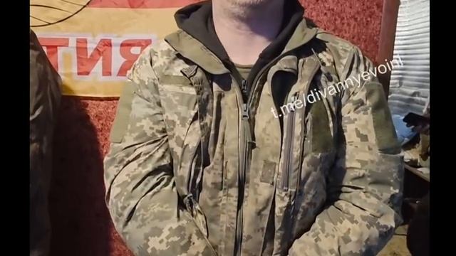 Штурм блиндажа ВСУ, захват пленных и короткое интервью