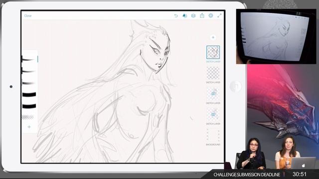 Live Illustration with Jax Jocson - 3 of 3 | Adobe Creative Cloud смотреть онлайн