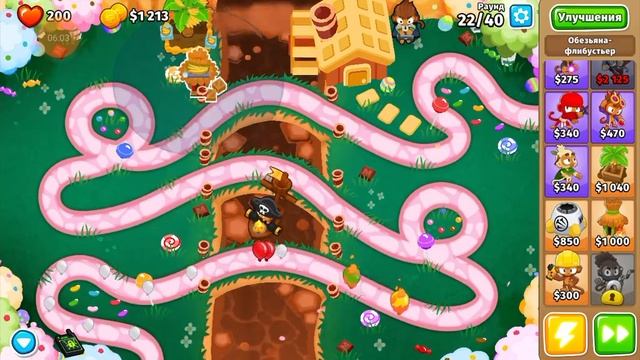показаль как правильно использывать деревню обезьян ( игра Bloons 6 )