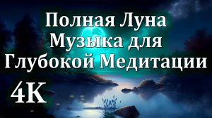 4K Полнолуние: Музыка для Медитации | Спокойствие и Гармония ✨🌕✨