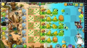 Растение против Зомби 2/PvZ2 Adventure Big Wave Beach Day 9/Большая Пляжная Волна День 9