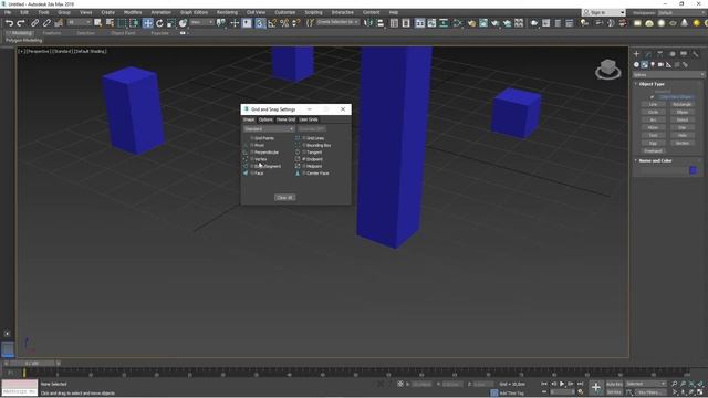 0'dan 100'e 3DsMax - Ders 4 (Snap Komutları)