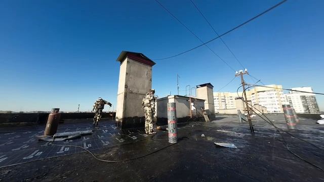 Ремонт кровли методом Спекания г.Санкт-Петербург