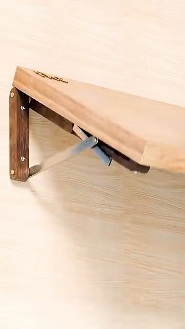DIY Foldable Table Support Hinge Design