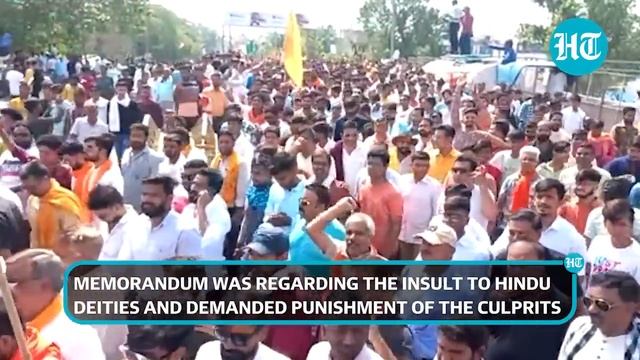 'Jai Shri Ram' slogans, Hanuman Chalisa chants at march in support of Nupur Sharma in Rajasthan