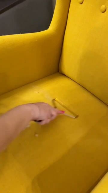 Чистим кресло от шерсти двух кошек #коты #котыикошки смотреть онлайн