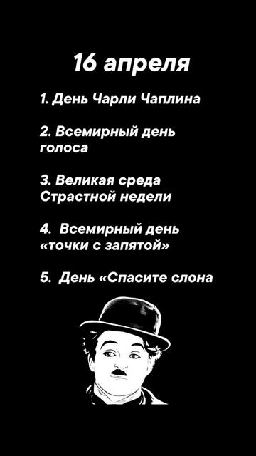 Какие праздники сегодня 16 апреля #врек #вленту #популярное #праздник #празднуетпланета #апрель