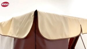 Садовые качели   Элит Люкс Плюс  (шоколад) NEW