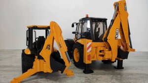 Bruder 1:16 JCB 5CX Eco ve MIDI CX Kepçeli Ekskavatör inceleme ve karşılaştırma