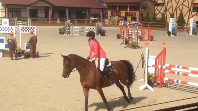 Гусева Вера на Хельге. Кск Дивный. 27.08.17. 100см, 1 место. смотреть онлайн