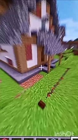 взрыв дома в Minecraft