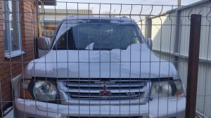 Рамка номера на Pajero 3 часть 2