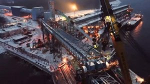 АО СК «Волжское пароходство» и ООО «ВБЛ»  доставили оборудование для строительства терминала