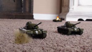 Tank Battle - Green Army vs LEGO
