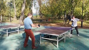 субботний урок настольного тенниса от Владимира с юго-запада для Гриши/ чпнт/08.10.22