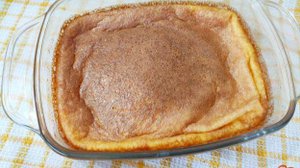 Сладкий омлет со сливками в духовке