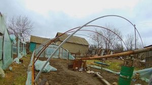 Восстанавливаем теплицу.