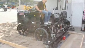 Как работает лазерный бетоноукладчик (скридер)