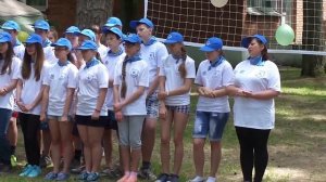 Открытие летнего лагеря "Юный патриот" 7 июня 2015 года