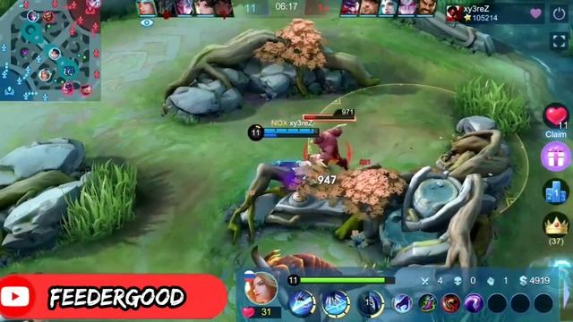 MANIAC!!!TOP GLOBAL 1 LANCELOT MOBILE LEGEND BANG BANG #mobilelegends #lancelot #topglobal