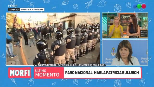 Patricia Bullrich: "Estamos hartos de estos paros generales" - Morfi смотреть онлайн