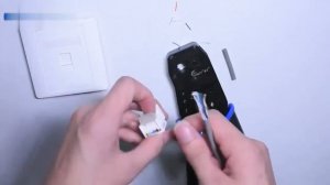 Самозажимные модули RJ45 (защелкиваются вручную) на AliExpress. Ссылка в описании