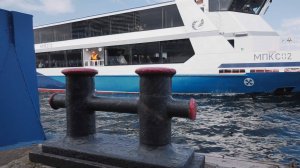 Новое судно на переправе Самара - Рождествено