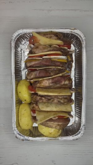 Мясная гармошка в духовке 🔥Во 👍рецепт !