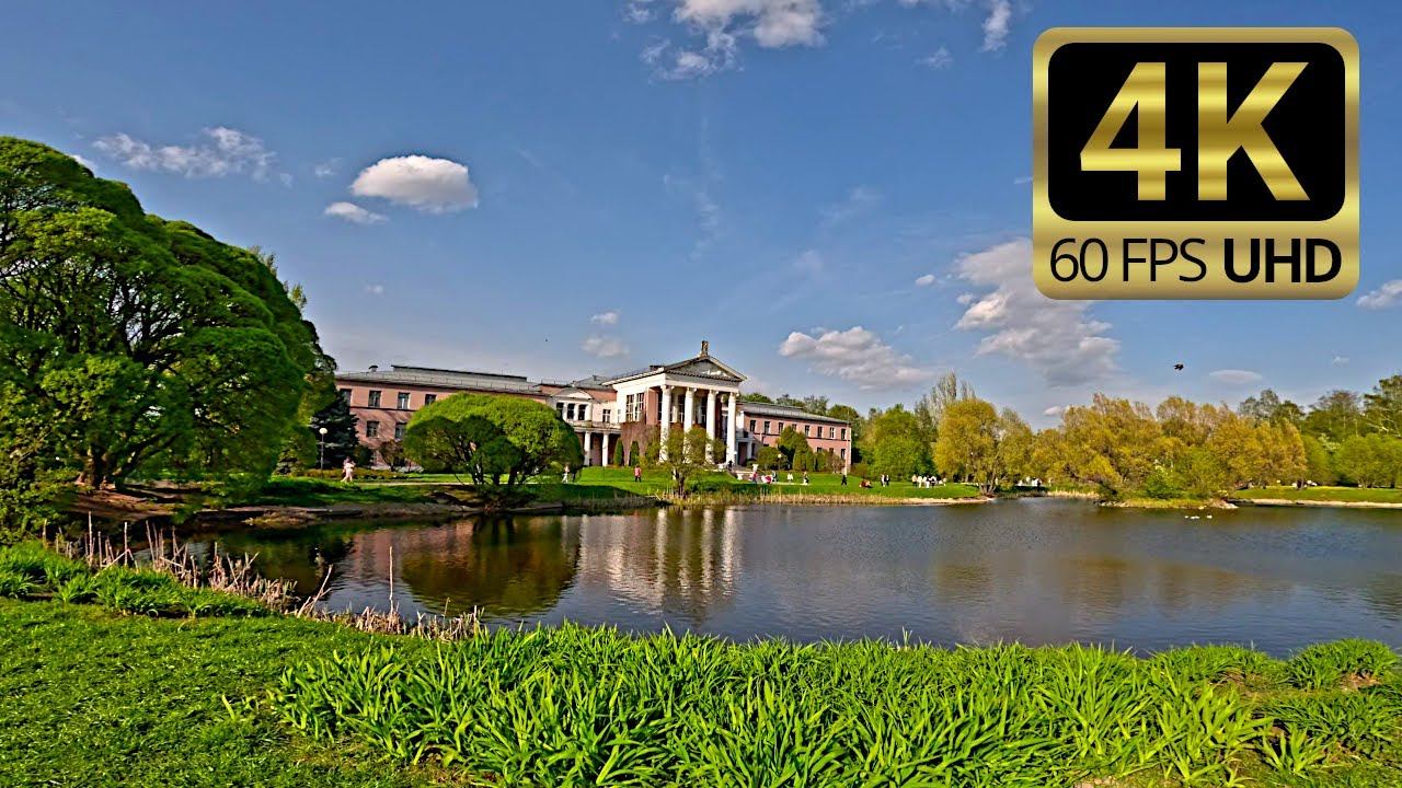 Walking Tour 4K | Tsytsin Botanical Garden, Moscow
