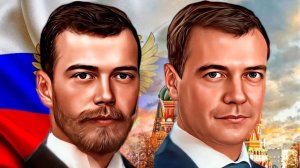 Интересные факты: внешнее сходство Медведева и Николая ll видно невооруженным глазом